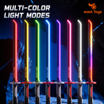 LED Light Saber Toy Sword – 7-Colour Flowing Light, Light-Up Action Toy