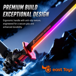 LED Light Saber Toy Sword – 7-Colour Flowing Light, Light-Up Action Toy