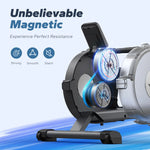 MERACH Rowing Machine Magnetic Rower Machine for Home 16 Levels Quiet Resistance Dual Slide Rail Max 350lb Weight Capacity  R02