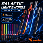LED Light Saber Toy Sword – 7-Colour Flowing Light, Light-Up Action Toy