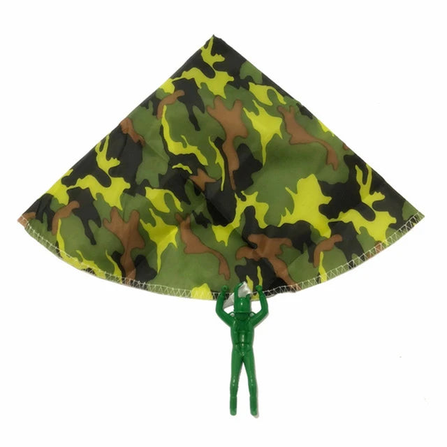 Hand Throwing Mini Soldier Camouflag Parachute
