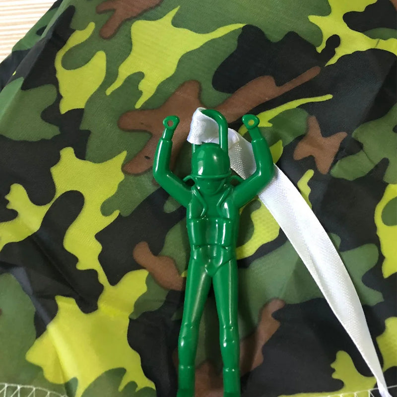Hand Throwing Mini Soldier Camouflag Parachute