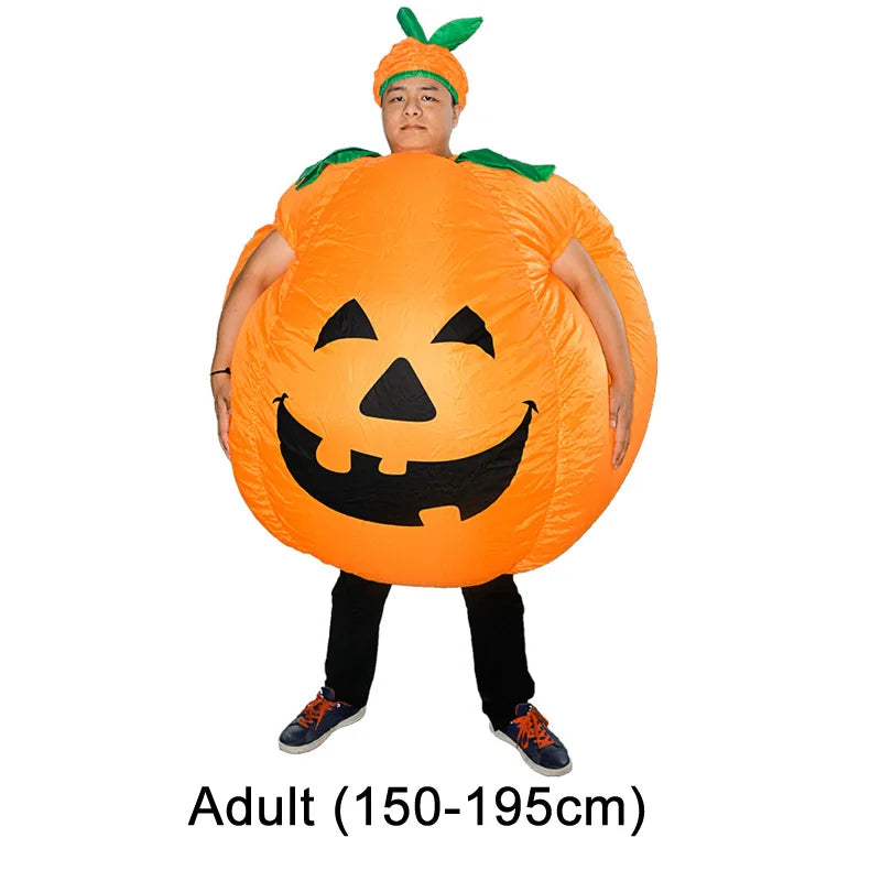 Inflatable Pumpkin Costume for Adults – Funny Halloween Cosplay Outfit for Men & Women, Perfect for Bars, Clubs, Dance Parties & Events