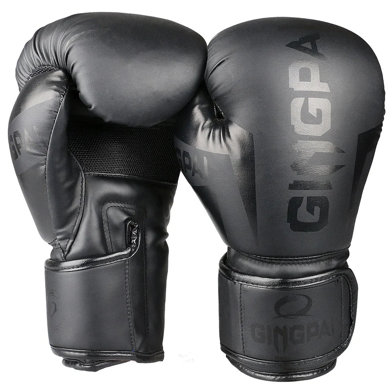 GINGPAI Boxing Gloves for Men Women Kid,Leather Boxing Gloves for Punching Bag,Kickboxing,Muay Thai Fighting Gloves 6/8/10/12oz