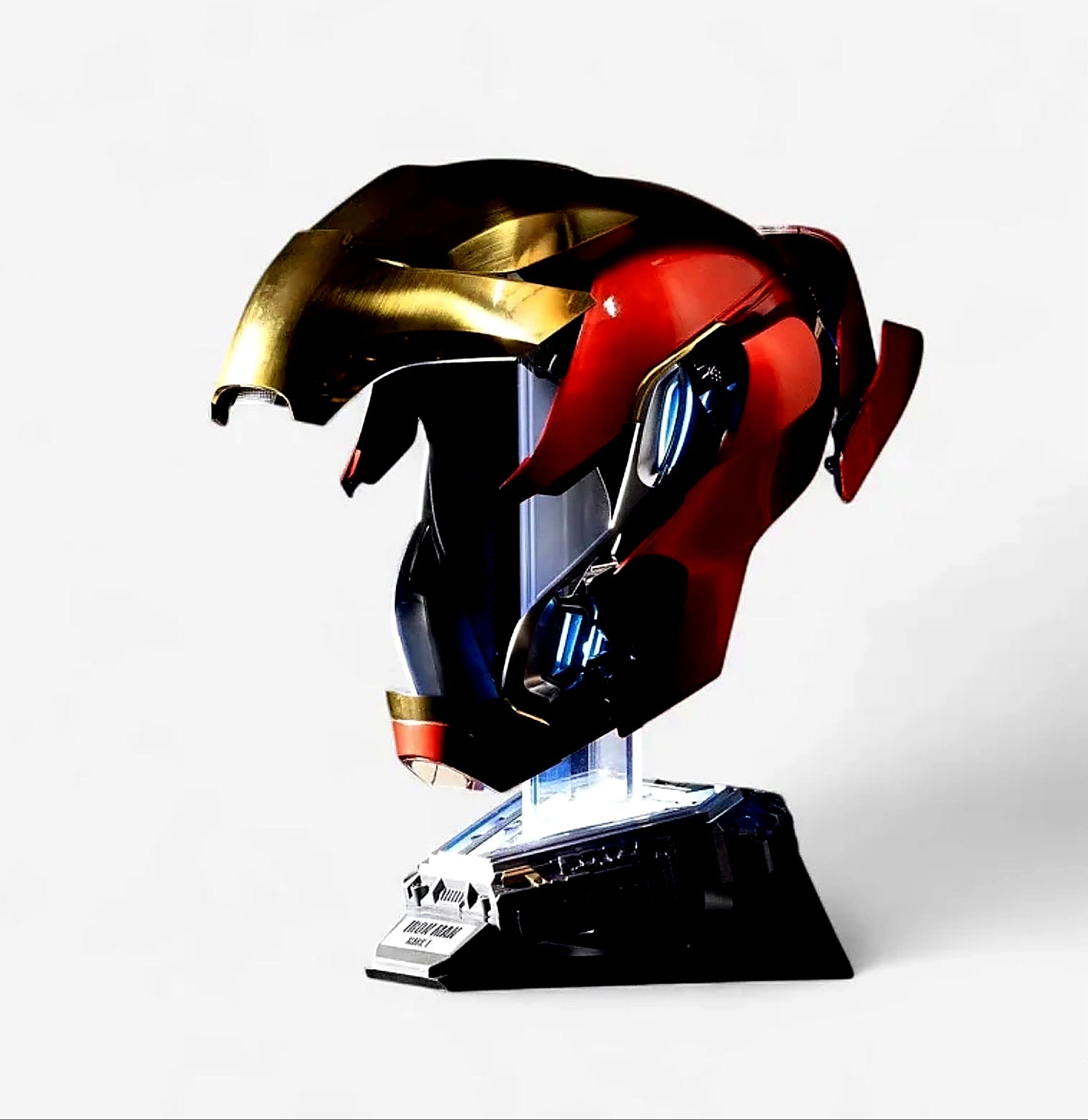 Iron Man MK50 Electronic mask & LED Display Stand