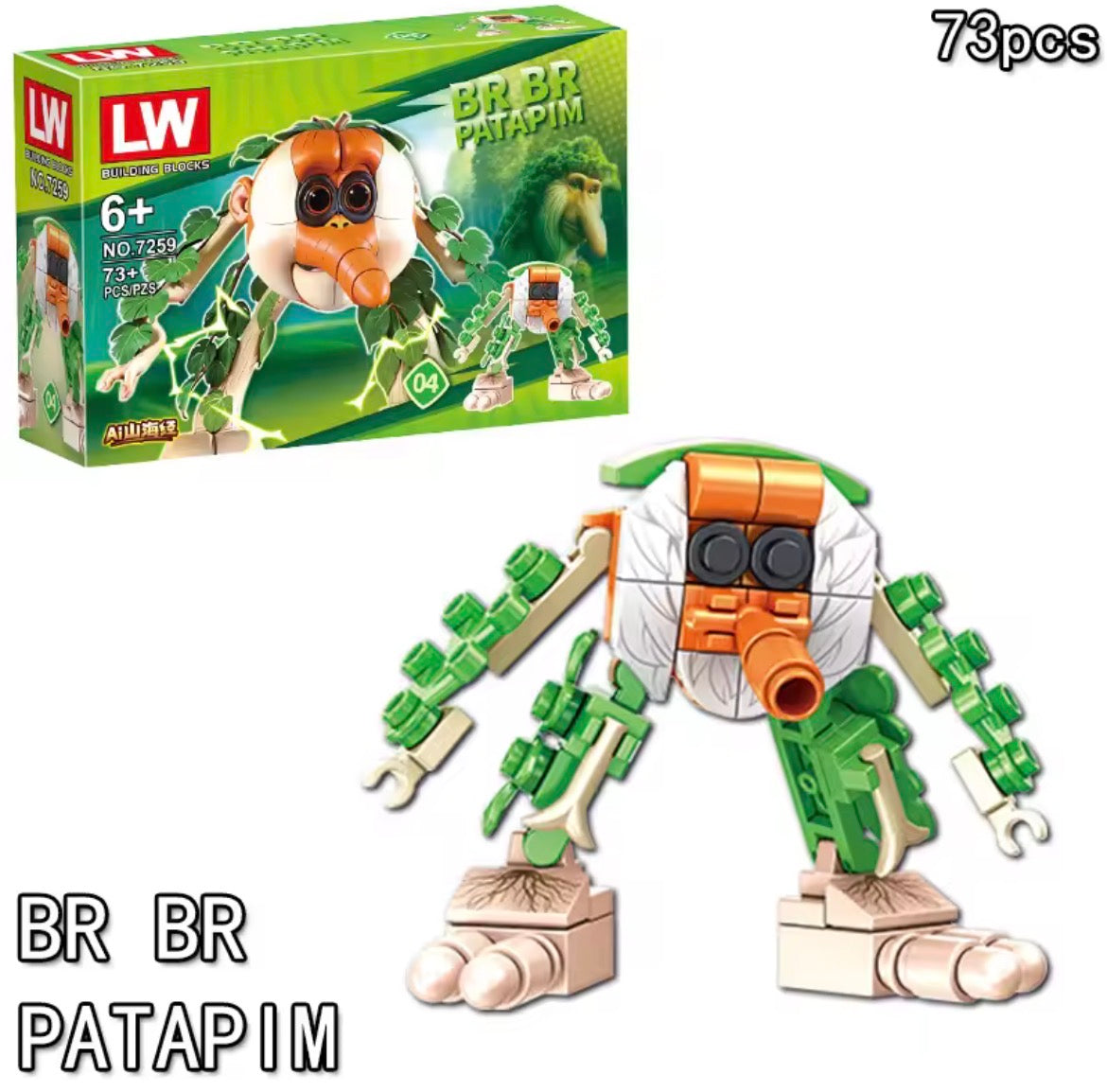 Lego STYLE Brainrot Characters