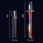 LED Light Saber Toy Sword – 7-Colour Flowing Light, Light-Up Action Toy