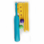 Kids Cricket Set for Beginners Complete Bat Stumps Ball Kit Educational Fun Parent-Child Sports Game Interactive Cricket Games