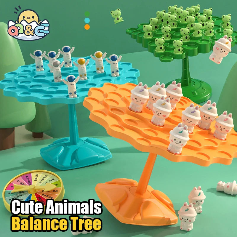 Fun Frog Balance Tree Children Math Toys Balancing Board Game