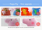 Peppa Pig Plush Toys George, Eddie Bear, Mr Dinosaur