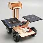 Solar Car Lunar Exploration Vehicle Children's Diy Hand-Assembled Model