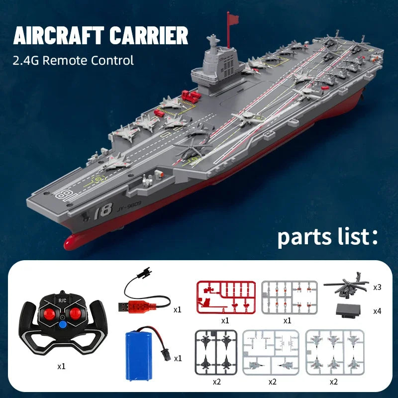 BK Toys Co. S19 RC Aircraft Carrier Warship