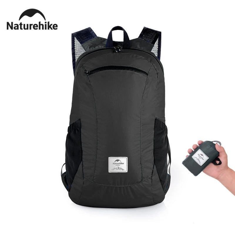 Naturehike Camping Backpack Portable Ultralight Waterproof Nylon Bag 18L