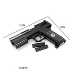 Lego STYLE Technique Guns Kit Revolving Pistol Sets SWAT Military WW2 Weapons
