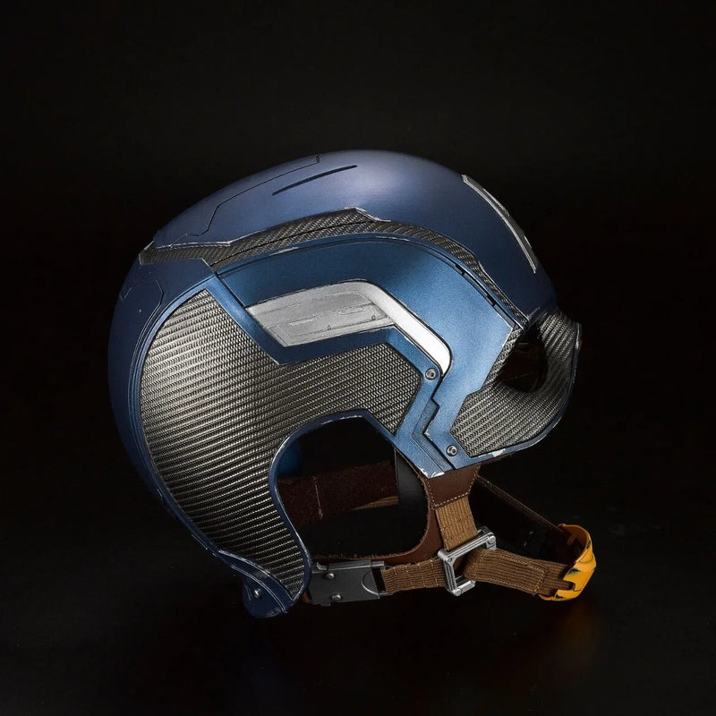 Captain America Helmet 1:1 Wearable Battle Damaged Cosplay Mask