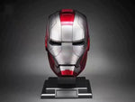 1:1 Iron Man MK5 Helmet – Wearable & Transformable Electronic Helmet, Voice-Activated Opening & Closing, Cosplay Costume Prop, Collectible Decoration & Gift