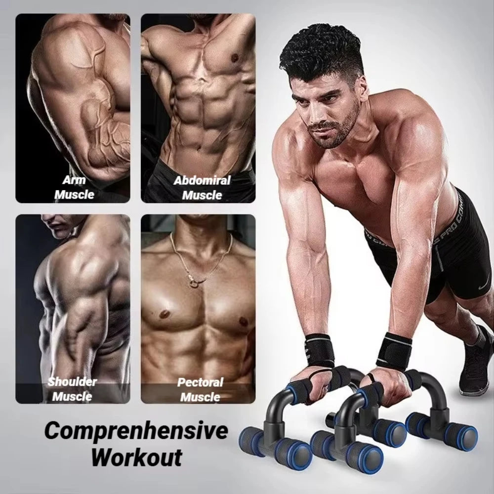 east Fitness Non-Slip Push Up H-Shaped Support Bar Stand Home Fitness Power Rack Gym Handles Pushup Bars Exercise Arm Chest Muscle Training