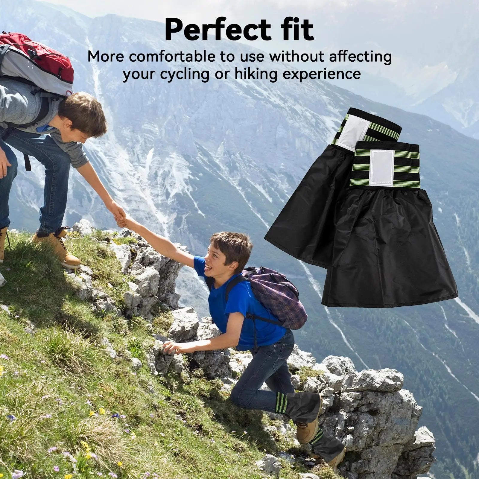 High Running Trail Gaiters Protective Sandproof Shoe Covers for Marathon Hiking Reflective Cover