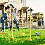 Galamunda Agile Movement Training Pillar, Football Skills Training Tool, Detachable Design, and Heavy-duty Base - for Football Training