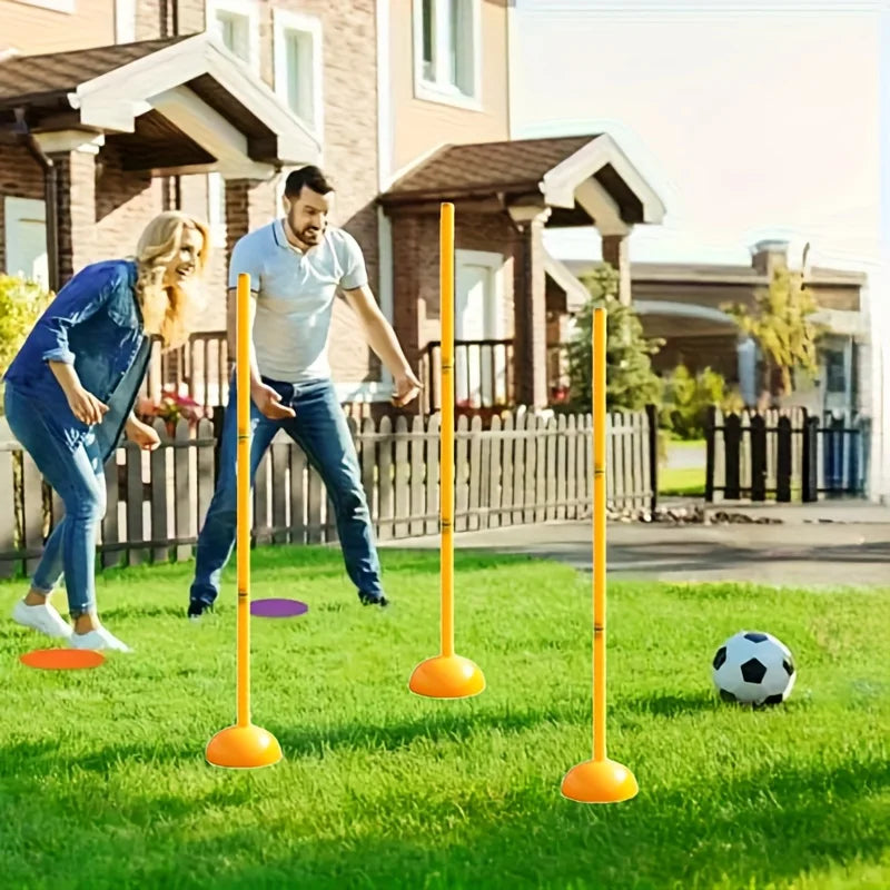 Galamunda Agile Movement Training Pillar, Football Skills Training Tool, Detachable Design, and Heavy-duty Base - for Football Training