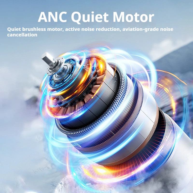 HOMEFISH Ice compress high-speed cooling fan handheld fans USB Rechargeable portable