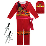 Kids Ninja Cosplay Costume – Boys' Ninja Jumpsuit & Superhero Outfit for Halloween, Christmas, Parties & Dress-Up