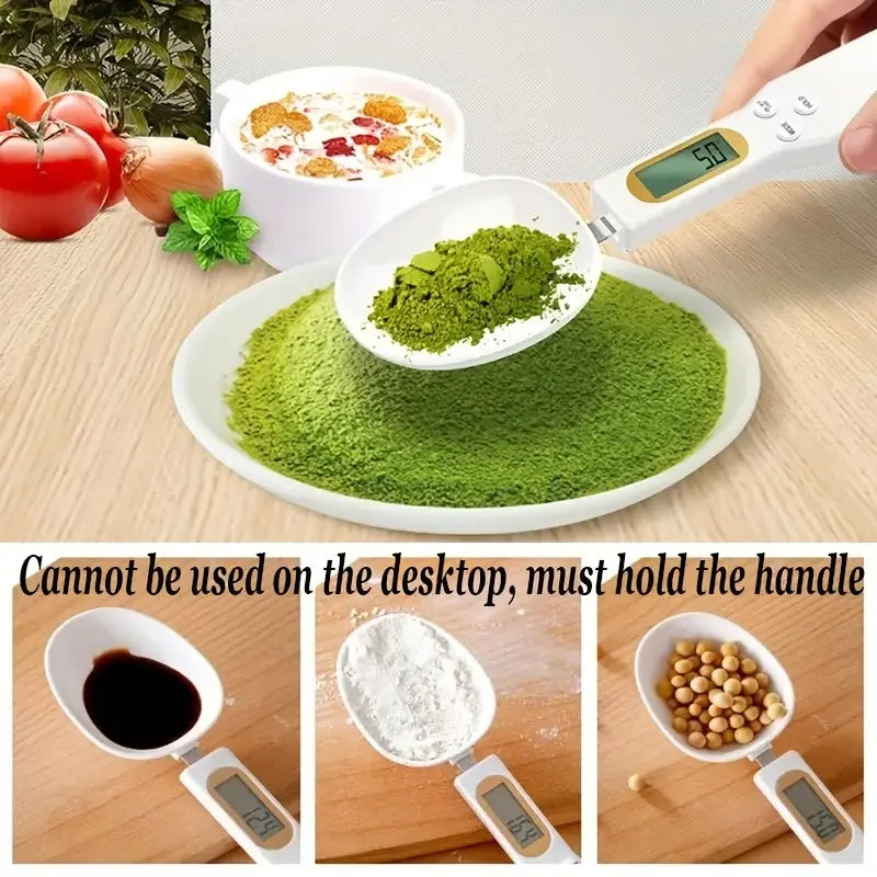 MasterBro Mini Spoon Scale Digital Kitchen Scale Electronic LCD Food Scale 0.1-500g Cooking Flour Milk Coffee Powder Weight Measure Spoon
