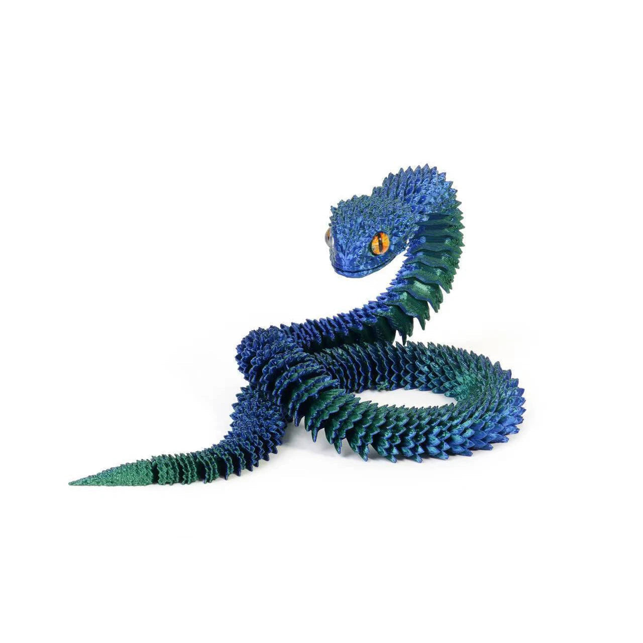 3D Printed Snake Realistic Snake Statue Movable Joint Fidget Toys