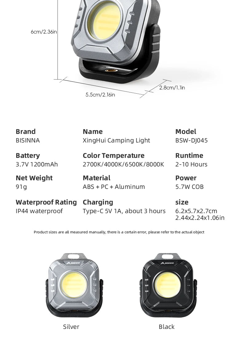 BISINNA Rechargeable Camping Lantern