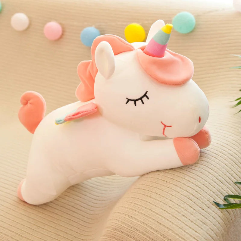 Cute Unicorn Plush Toy Rainbow Angel Unicorn