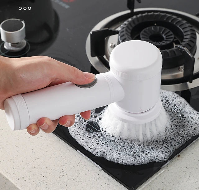 Cordless Household Spin Scrubber Kitchen Gadgets Hairbrushes Bathroom Broom Toilet Multipurpose Cleaning Brush Electric Mops