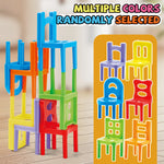 Chair Stacking Toy Set, Stacking Chairs, Parent-Child Gathering Interactive