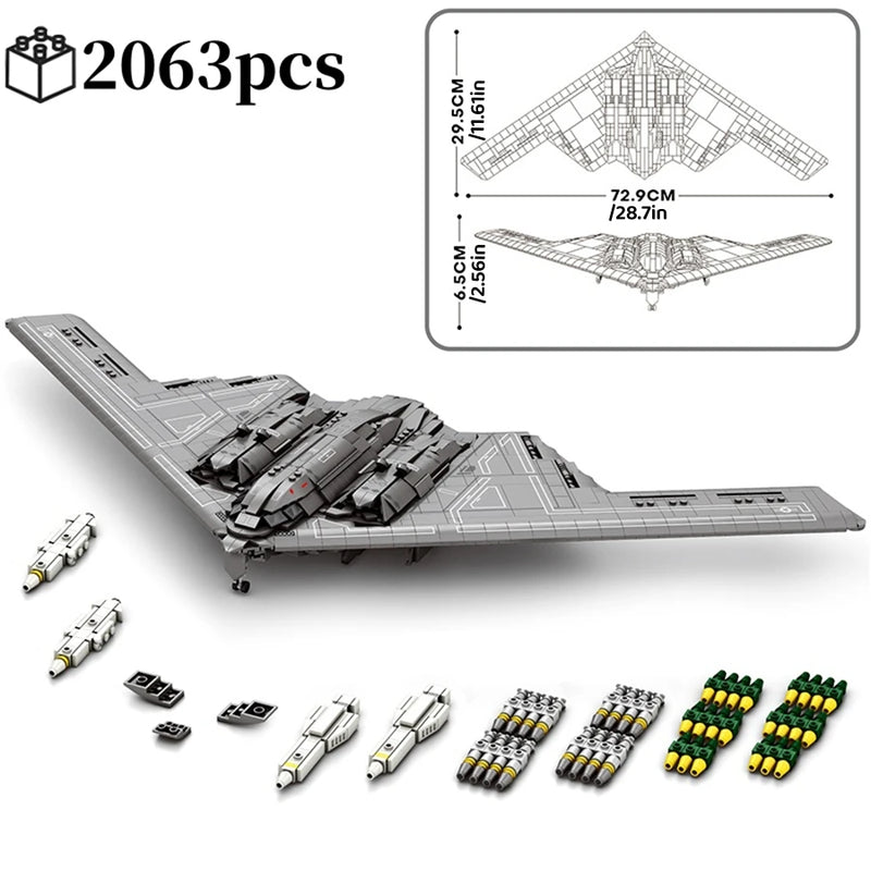 Lego STYLE B2 Stealth Bomber 2063pcs Building Blocks