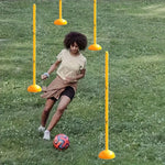 Galamunda Agile Movement Training Pillar, Football Skills Training Tool, Detachable Design, and Heavy-duty Base - for Football Training