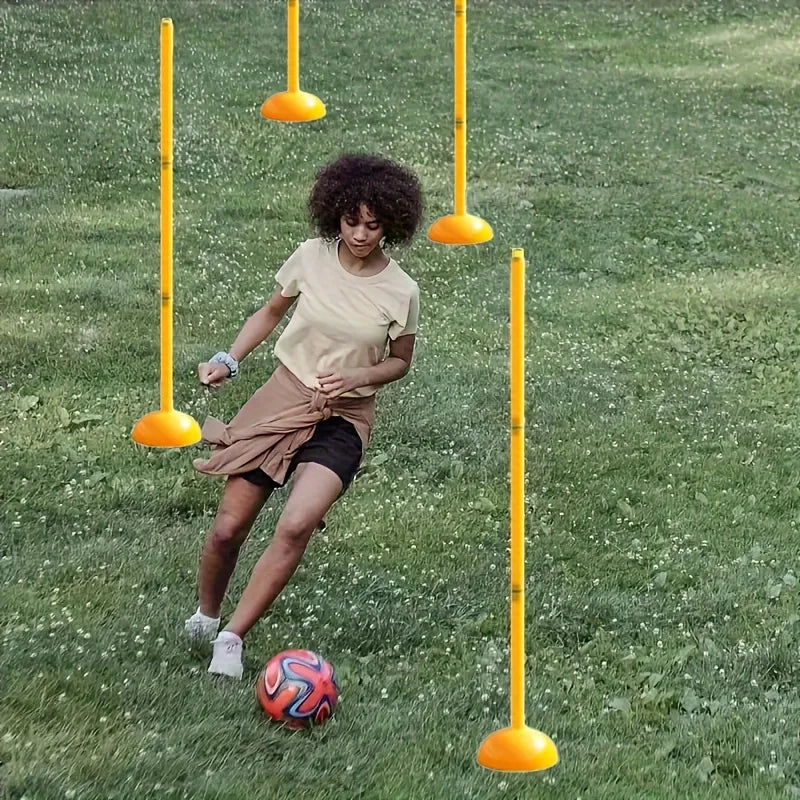 Galamunda Agile Movement Training Pillar, Football Skills Training Tool, Detachable Design, and Heavy-duty Base - for Football Training
