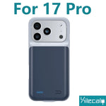 Xilecaly Smart Battery Charger Case For iPhone, Battery Pack Power Bank External Charging Cover For iPhone