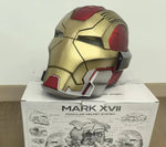 1:1 Iron Man MK5 Helmet – Wearable & Transformable Electronic Helmet, Voice-Activated Opening & Closing, Cosplay Costume Prop, Collectible Decoration & Gift