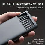 24 in 1 Digital Maintenance Precision Screwdriver Set with Portable Storage Box and Electronic Device Disassembly Tool Best for Father's Day