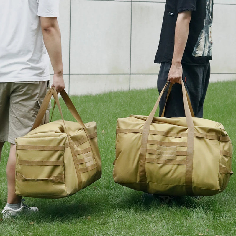 Large Camping Duffle Bag 60L/90L Capacity Camping Backpack
