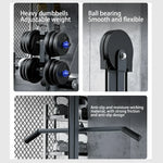 PORIYA 9 in 1 Foldable Adjustable Weight Bench Fitness Bench Adjustable Bench Gym