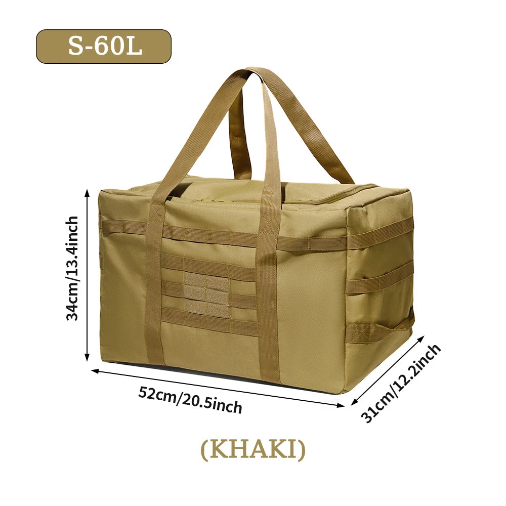 Large Camping Duffle Bag 60L/90L Capacity Camping Backpack