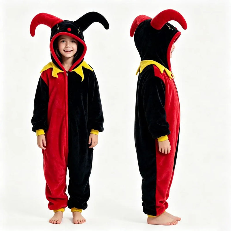 Halloween Pumpkin – Plush Orange Jumpsuit Costume for Adults & Kids, Unisex Carnival Party Outfit, Cosplay & Dress-Up Kigurumi Onesie Costume