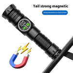 Gondiah Camping High Strong Power LED Flashlights USB Rechargeable Magnetic Tactical Torch with COB Side Light Camping Fishing Zoom Lantern