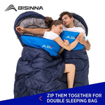BISINNA Camping Sleeping Bag Ultralight Waterproof