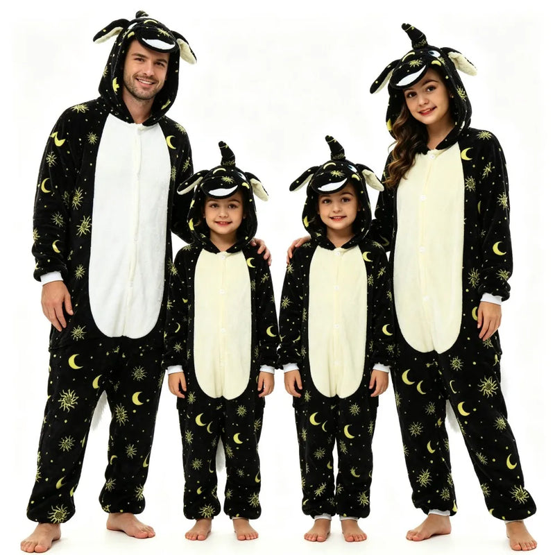 Halloween Pumpkin – Plush Orange Jumpsuit Costume for Adults & Kids, Unisex Carnival Party Outfit, Cosplay & Dress-Up Kigurumi Onesie Costume