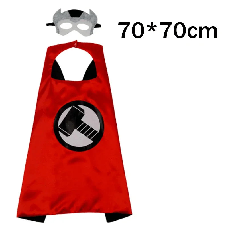 Thor Muscle Hero Cosplay Costume – Full-Body Superhero Jumpsuit with Hammer, Anime-Inspired Halloween & Carnival Costume Set for Kids