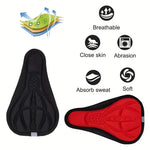 Cycmaster Mountain Bike 3d Saddle Cover Sponge Foam Seat Cushion Silicone Bicycle Seat Cushion Accessories Bicycle Seat Cover