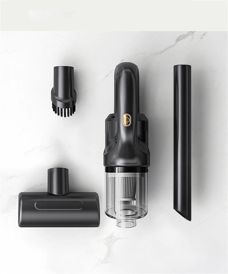Shak Wireless Handheld Vacuum Cleaner Cordless Handheld Chargeable Auto Vacuum for Home & Car & Pet Mini Vacuum Cleaner 50000Pa