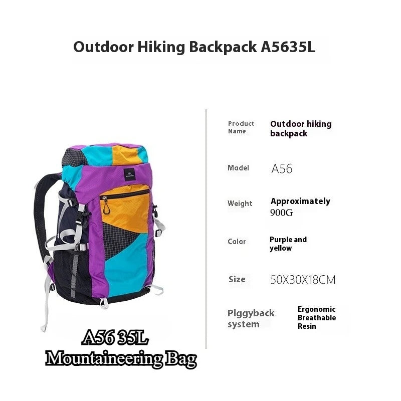 MOUNTAINHIKER Outdoor Camping Backpack, Mountaineering Bag Multifunctional