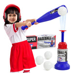 Children's Outdoor Baseball Kit, Long and Short bat, Fun Outdoor Activities